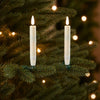 Candle Clip w/Remote (Set of 10) IVORY 5.5”H 1 AAA Battery Not Included