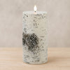 FIA Wick Candle (Set of 2) 3.5"D x 7"H Wax/Plastic 2 C Batteries Not Included