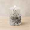 FIA Wick Candle (Set of 2) 3.5"D x 5"H Wax/Plastic 2 C Batteries Not Included