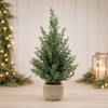 Potted Mini Pine Tree (Set of 2) 23”H Plastic