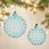 Ornament (Set of 12) 3"D, 4"D Glass