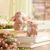 Bunny (Set of 4) 3"H, 4"H Resin