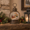 LED Snow Globe w/Santa and Sleigh 9”H Plastic 3 AAA Batteries Not Included/USB Cord Included 6 Hr Ti