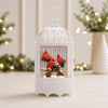 LED Snow Globe w/Cardinals 11"H Plastic 3 AA Batteries Not Included/USB Cord Included 6 Hr Timer