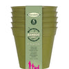 4" Green Bamboo Pot 5 Pack