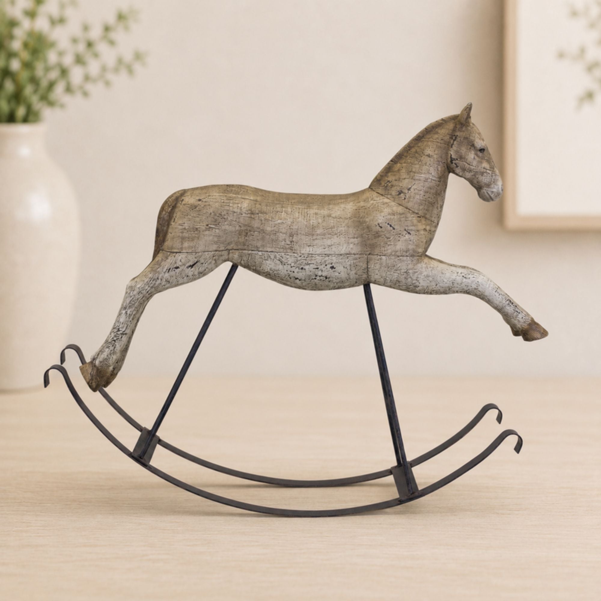 Horse Rocker 22.25"L x 19.25"H Resin