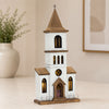 Church 11"L x 25.25"H Wood/Iron UL/USB Plug Included