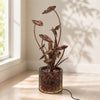 Fountain w/Light 42”H Iron