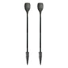Solar-Powered "TH" Torches with Ground Spikes Set of 2