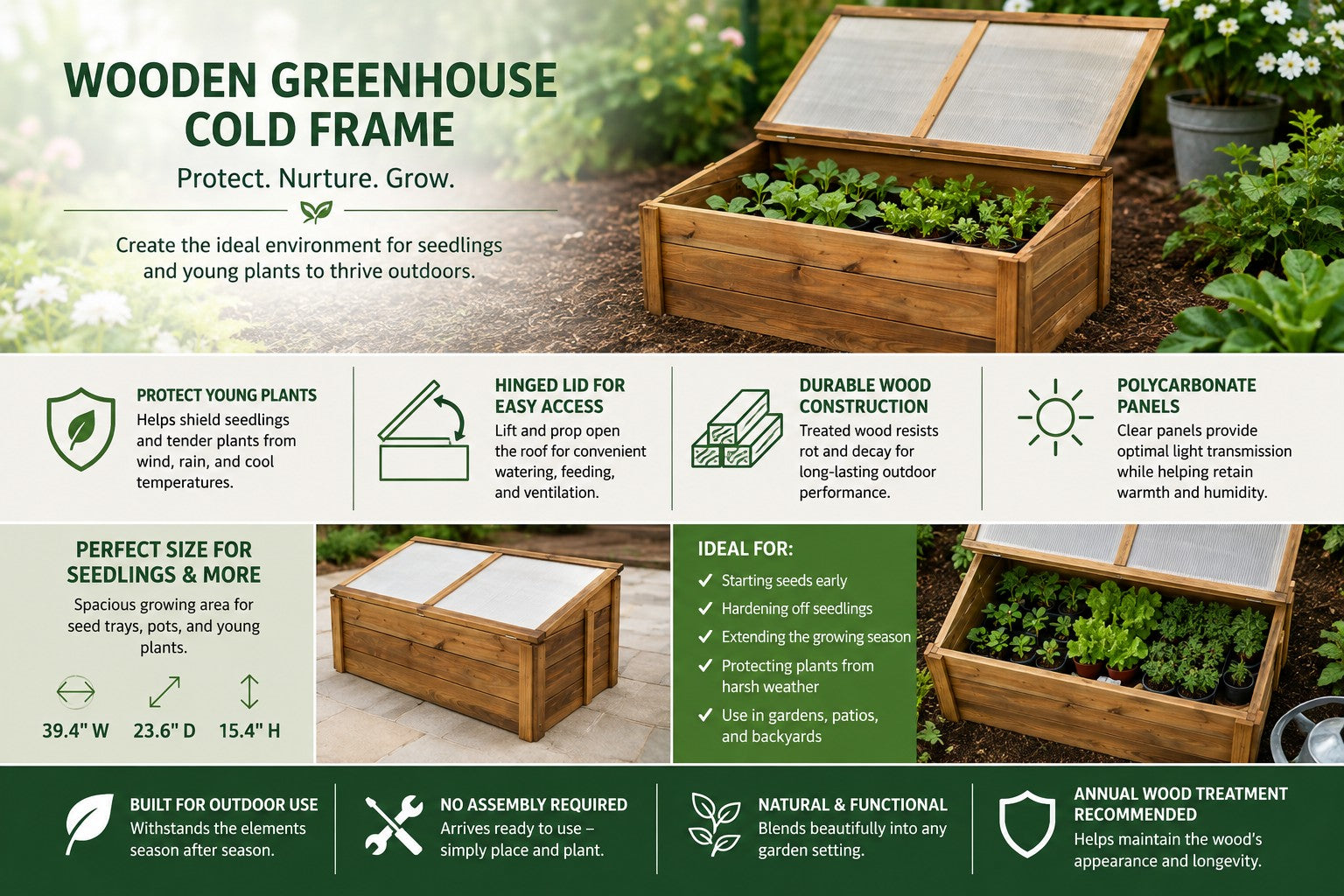 Wooden Cold Frame