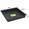 32" Black Square Garden Tray