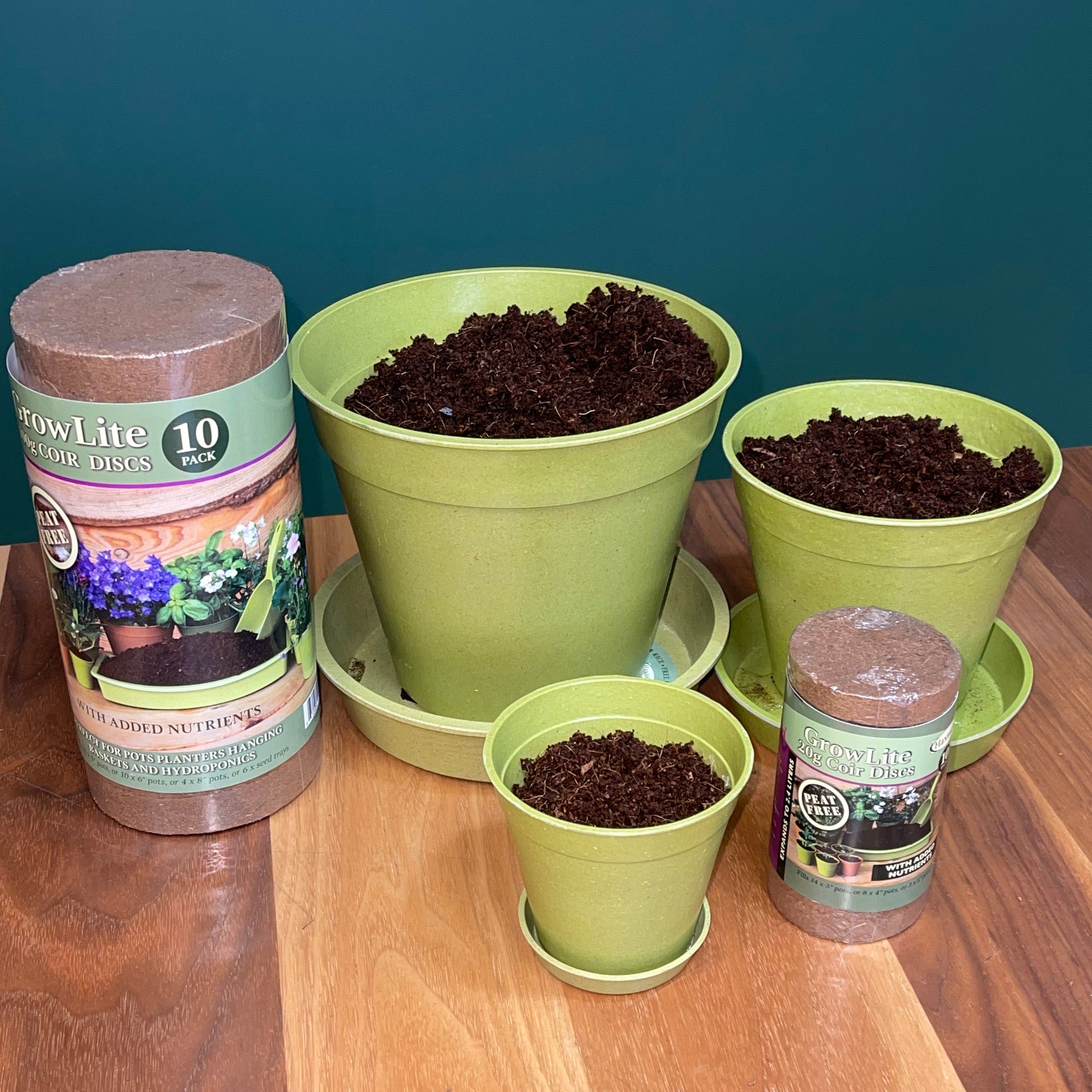 Coir 100g Disc x 10 Pack - Growlite Premium