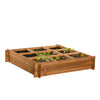 Square On-Ground Raised Bed
