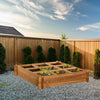 Square On-Ground Raised Bed