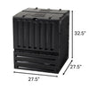 Small Black Eco King Composter 105 gal