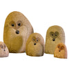 Family of Boulder Standing Hedgehogs 5 Pcs 4"x26"8"12"