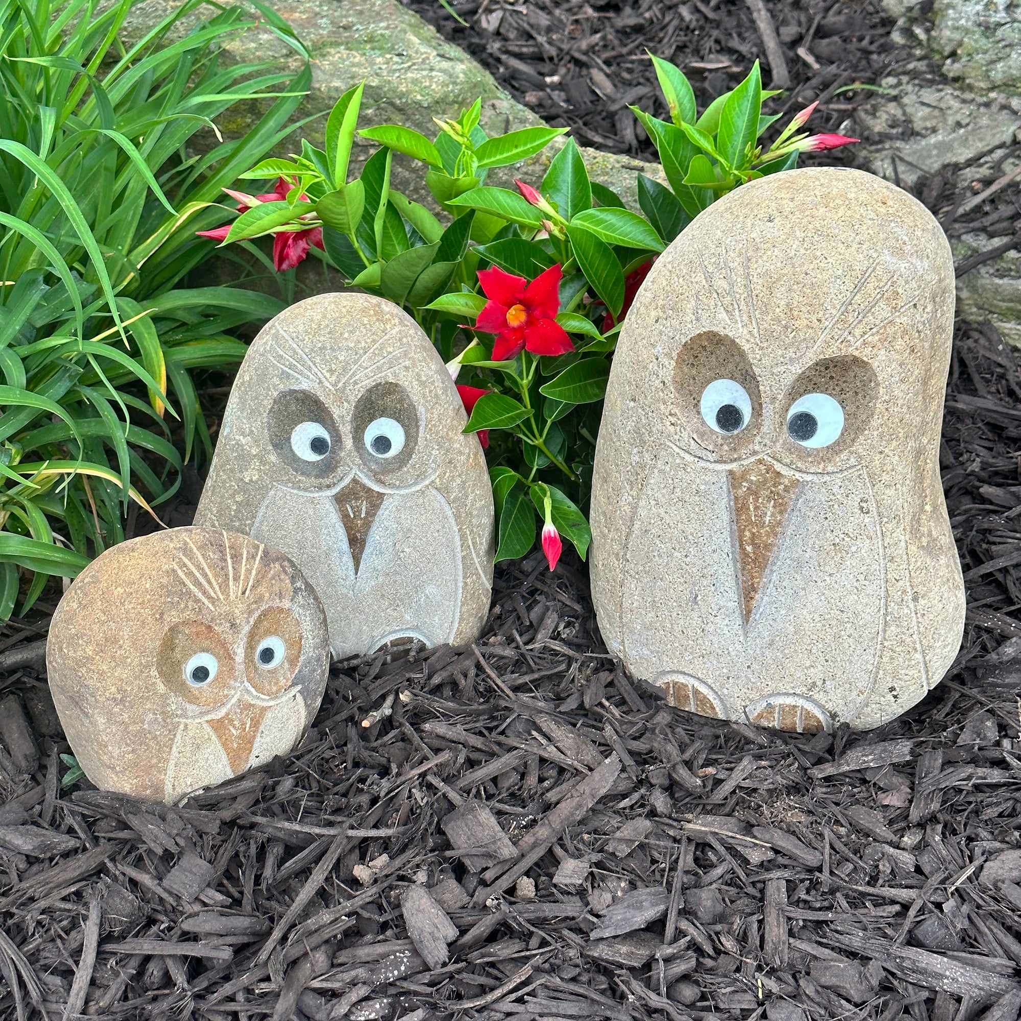 Family of Boulder Angry Birds 3 Pcs 6"8"12"