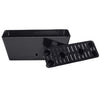 16" Black Rectangular Self-Watering Bamboo Planter