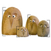 Family of Boulder Angry Birds 4 Pcs 4"6"8"12"