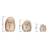 Family of Boulder Angry Birds 3 Pcs 4"6"8"