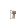8"H Granite Boulder Mushroom