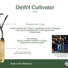 DeWit Cultivator - 3 Tine
