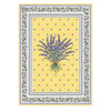 French kitchen towel - Printed cotton - Lauris yellow | Tissus Toselli