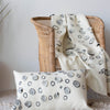 Waterlily Oversized Merino Wool Lumbar Throw Pillow