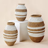 White Striped Buhera Basket
